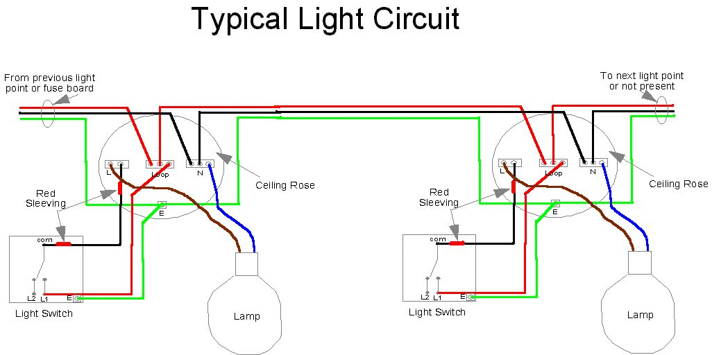 Light Circuit Wiring Diagram Uk Wiring Diagram For A Single Tube Light Circuit Listenlights