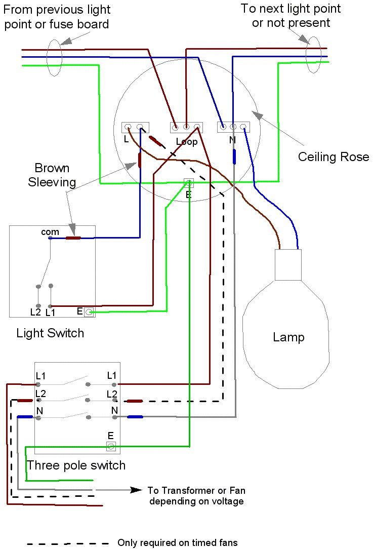 Home Electrics Extractor Fans, Bathroom Fan Wiring Diagram Uk